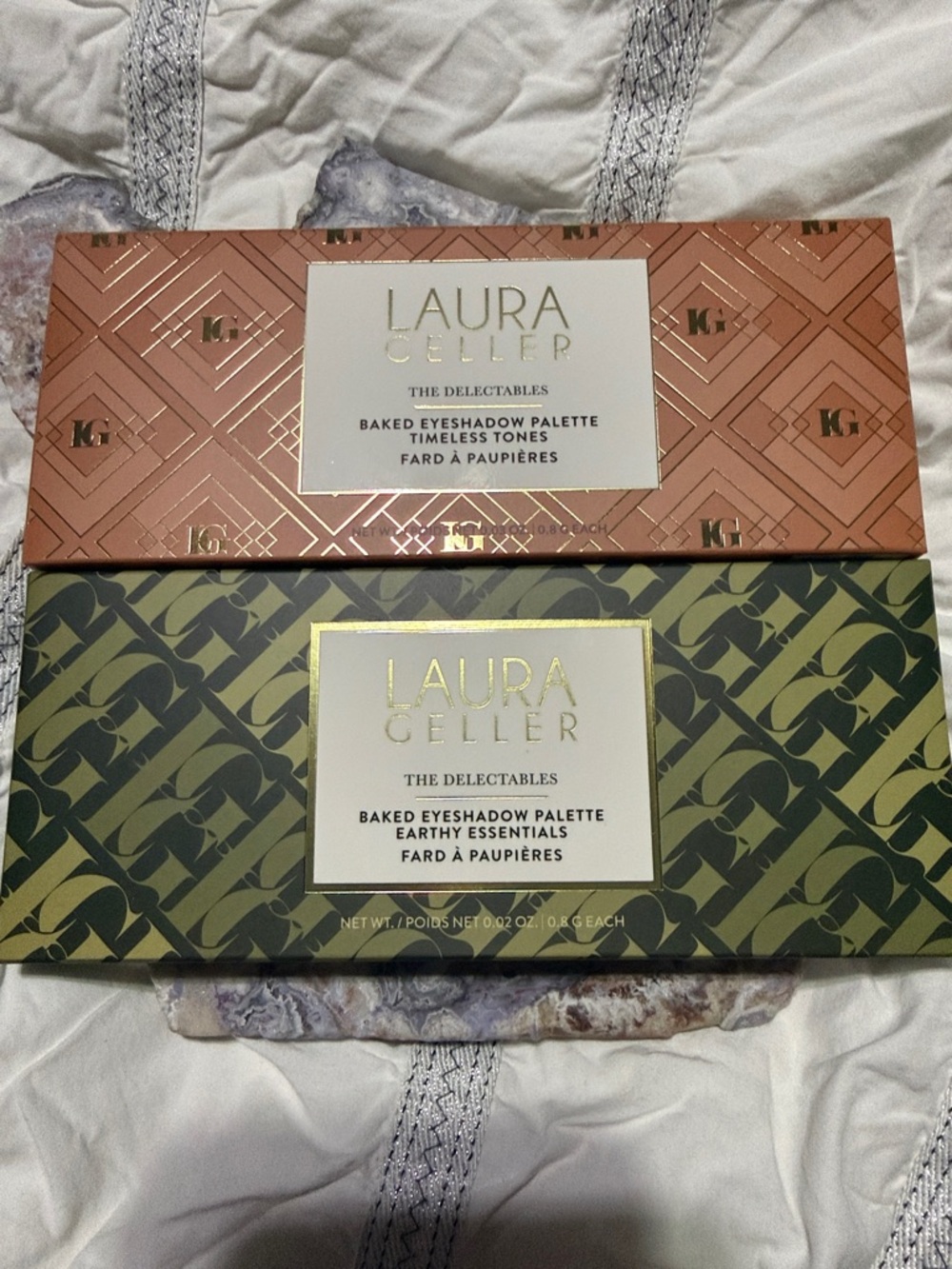 Two Laura Geller Baked Eyeshadow Palettes